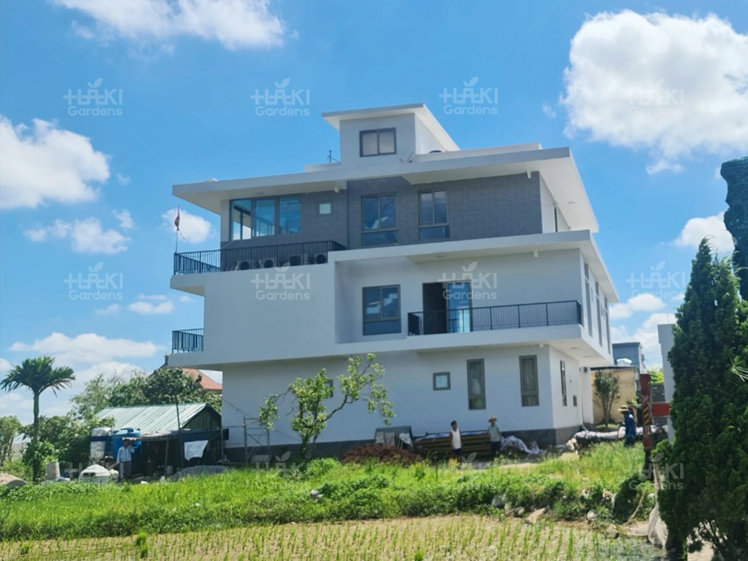 Khảo sát chung mặt bằng nhà anh Hoàng