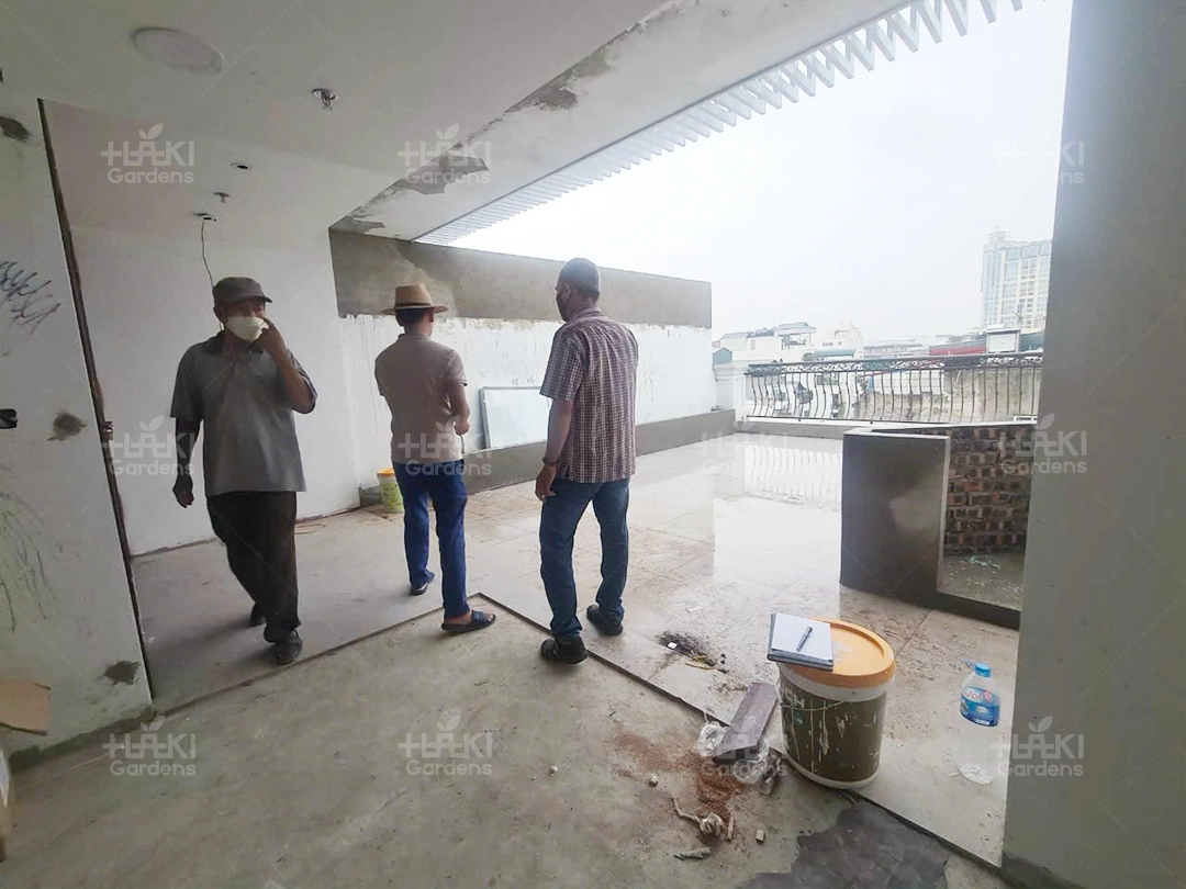 Bắt đầu quá trình chuẩn bị vật liệu