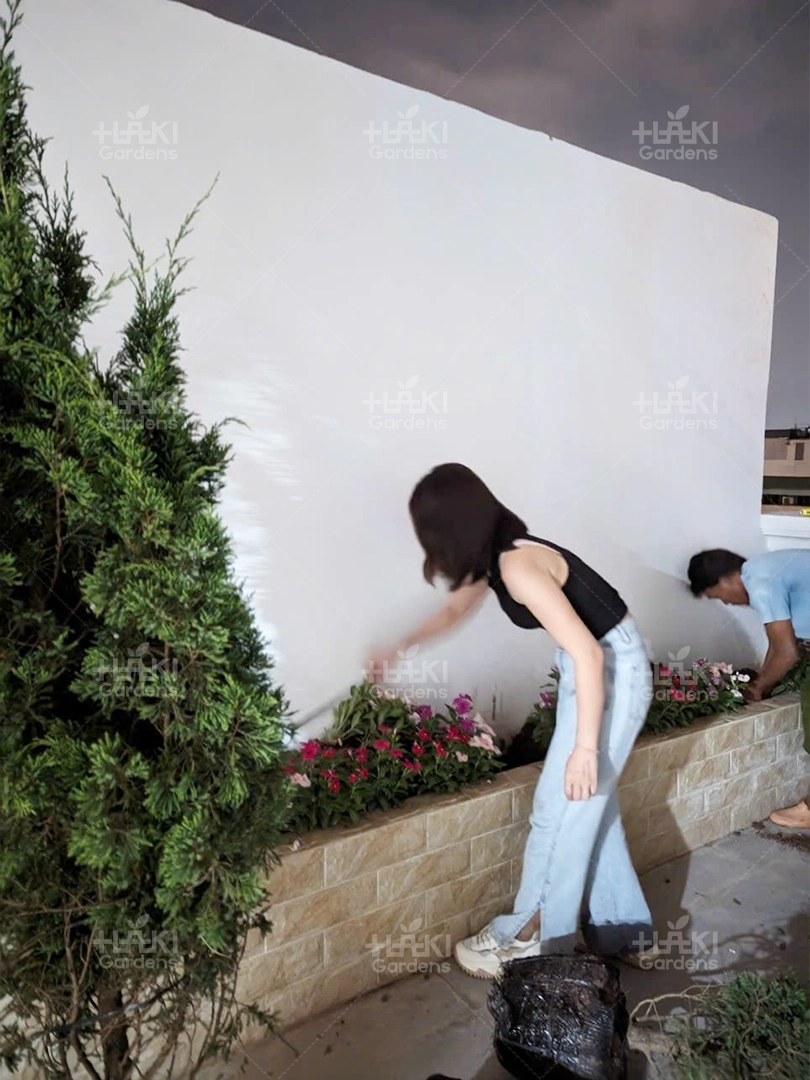 Haki chăm chút từng góc nhỏ trong quá trình thi công