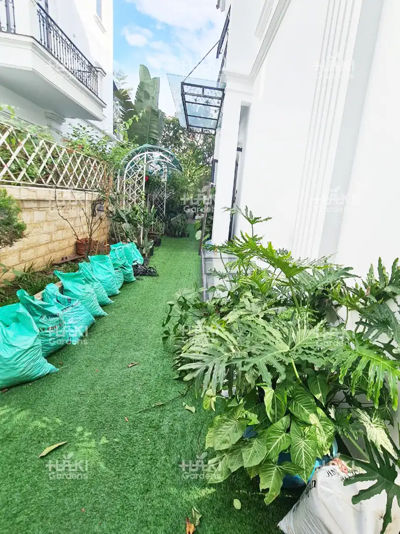 Các bao đất, sỏi được chuẩn bị