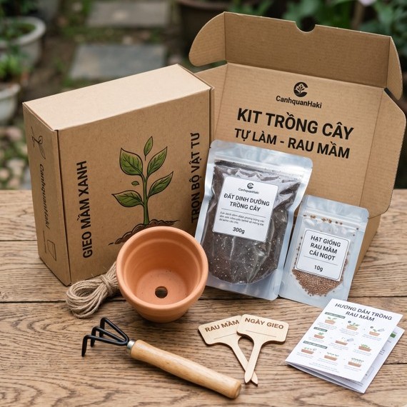 danh mục sản phẩm bộ kit trồng cây