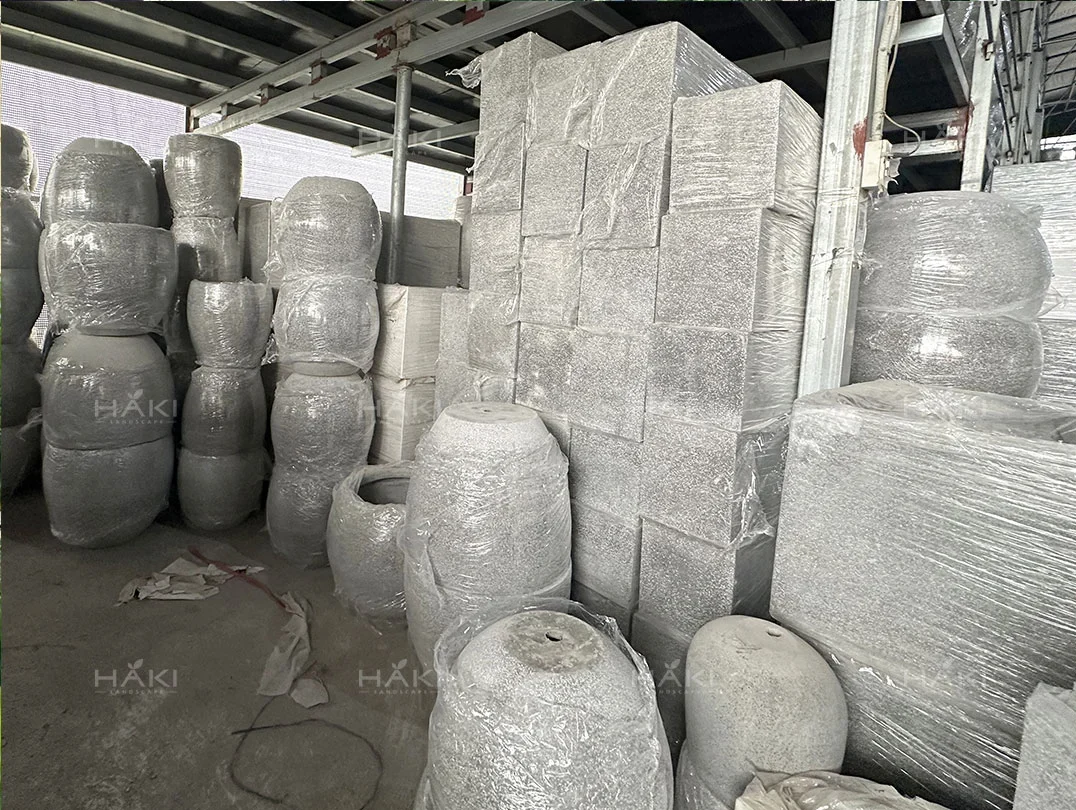 chậu xi măng đá mài
