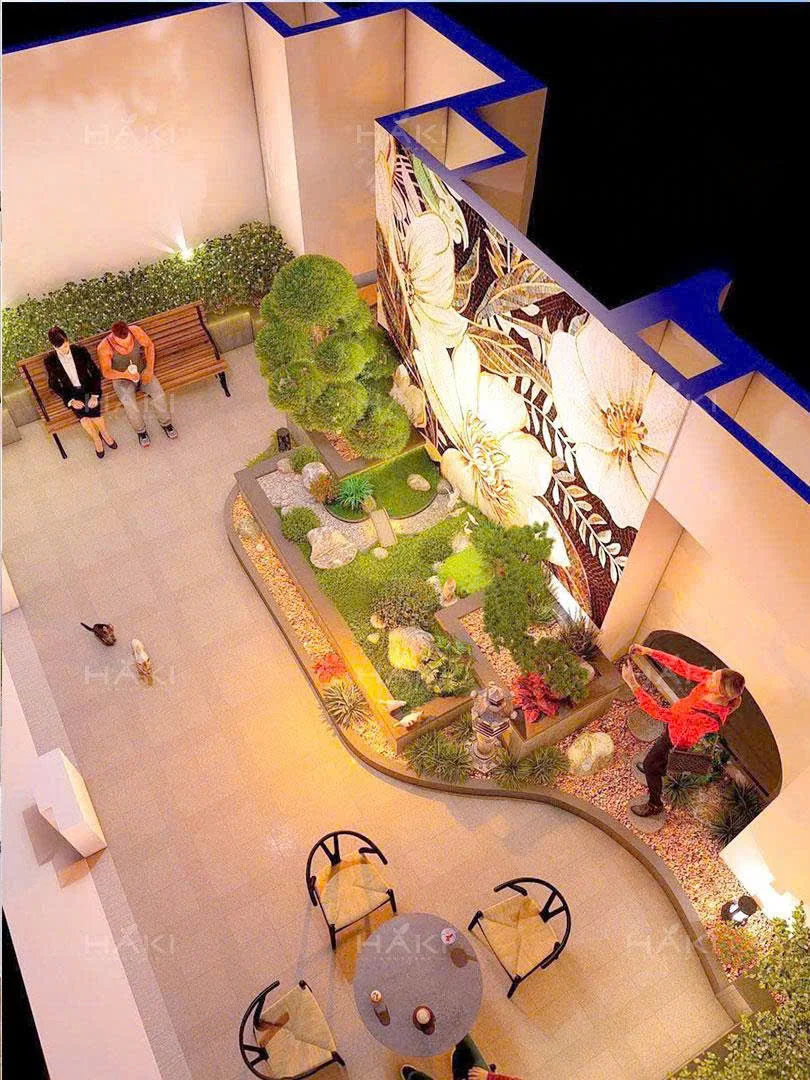 thiết kế sân vườn 3d